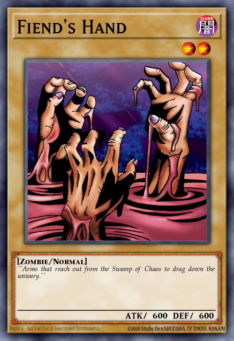 Fiend's Hand Yu-Gi-Oh card