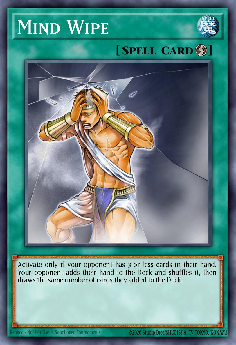 Mind Wipe Yu-Gi-Oh card