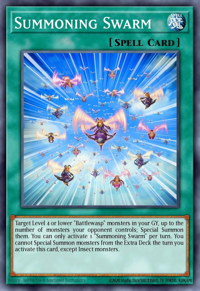 Summoning Swarm Yu-Gi-Oh card
