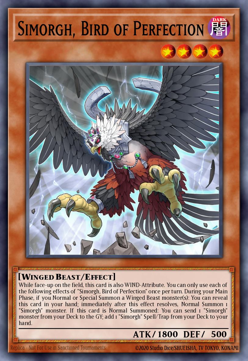 Simorgh, Bird of Perfection Yu-Gi-Oh card