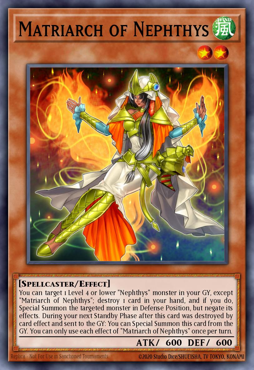 Matriarch of Nephthys Yu-Gi-Oh card