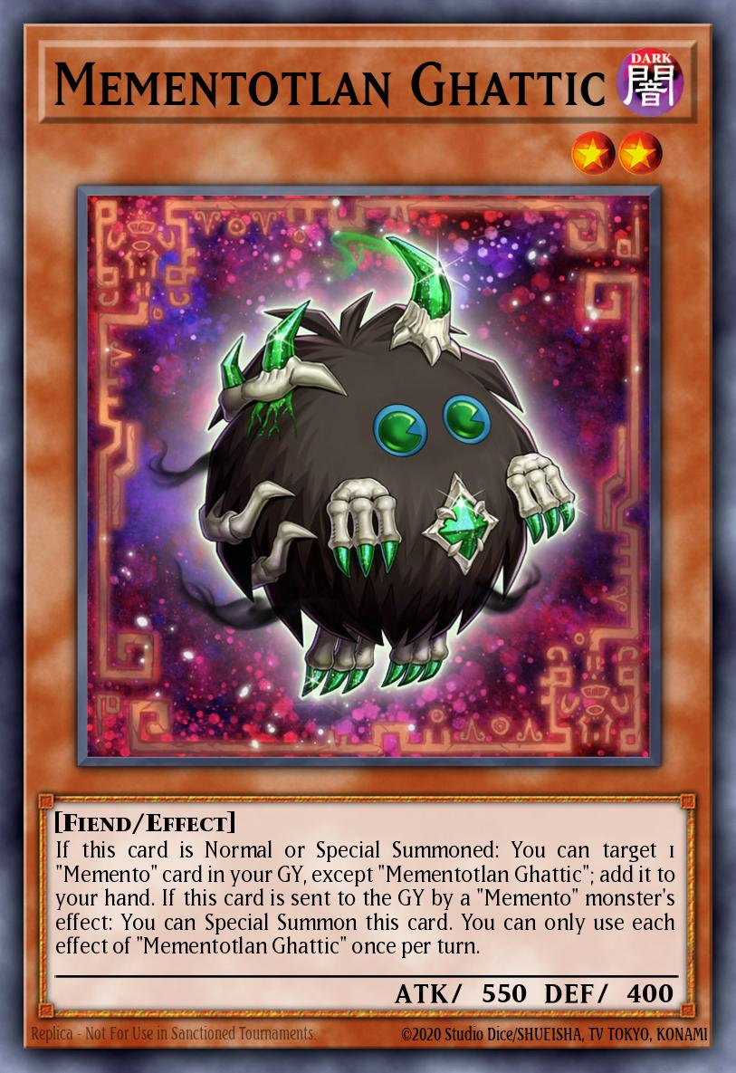 Mementotlan Ghattic Yu-Gi-Oh card
