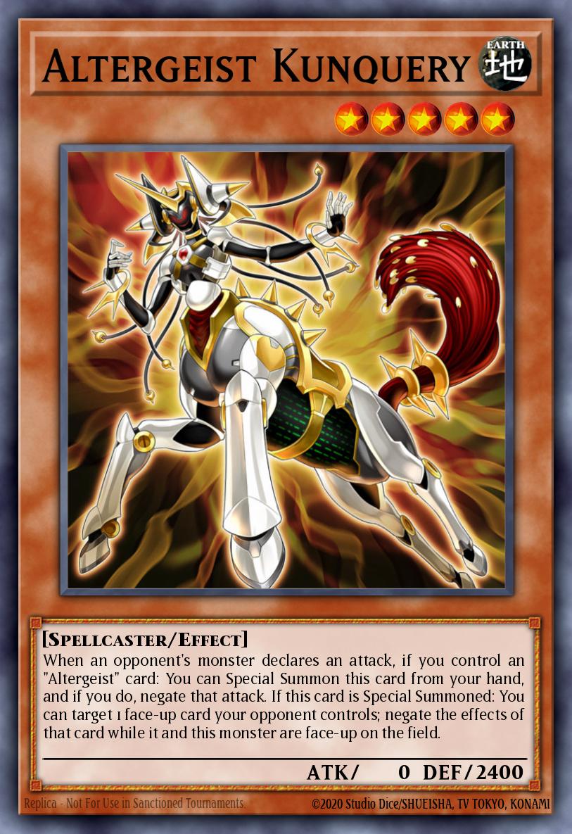 Altergeist Kunquery Yu-Gi-Oh card