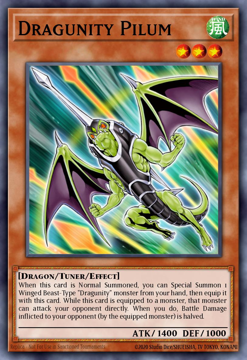 Dragunity Pilum Yu-Gi-Oh card