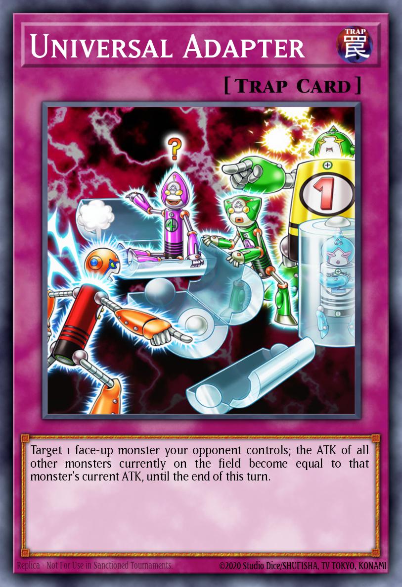 Universal Adapter Yu-Gi-Oh card