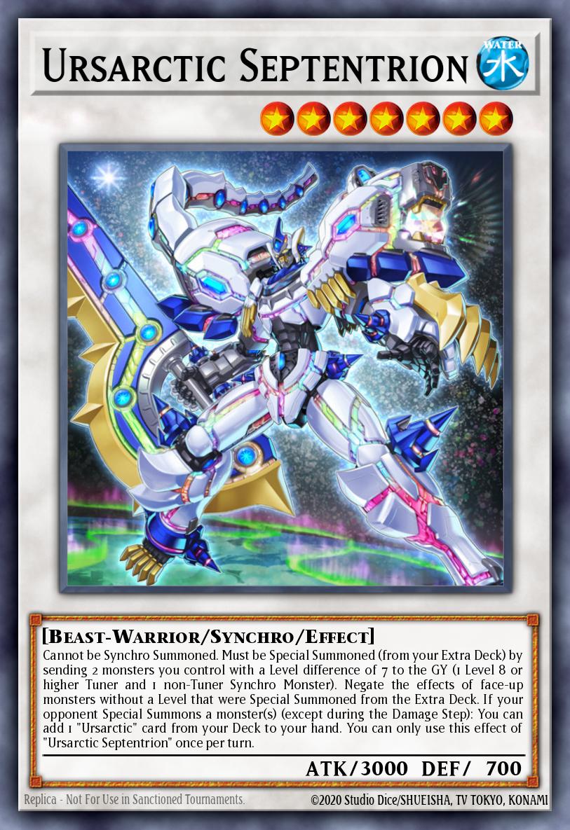 Ursarctic Septentrion Yu-Gi-Oh card