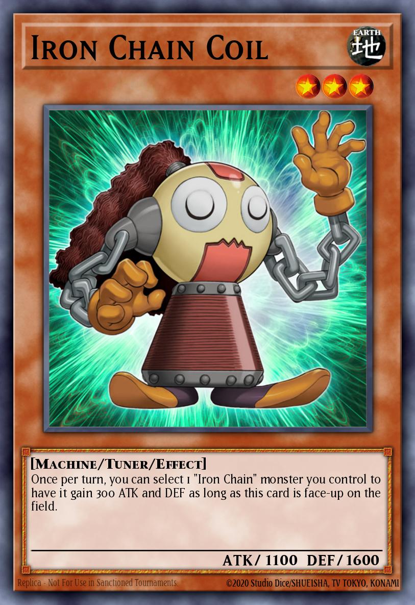 Iron Chain Coil Yu-Gi-Oh card