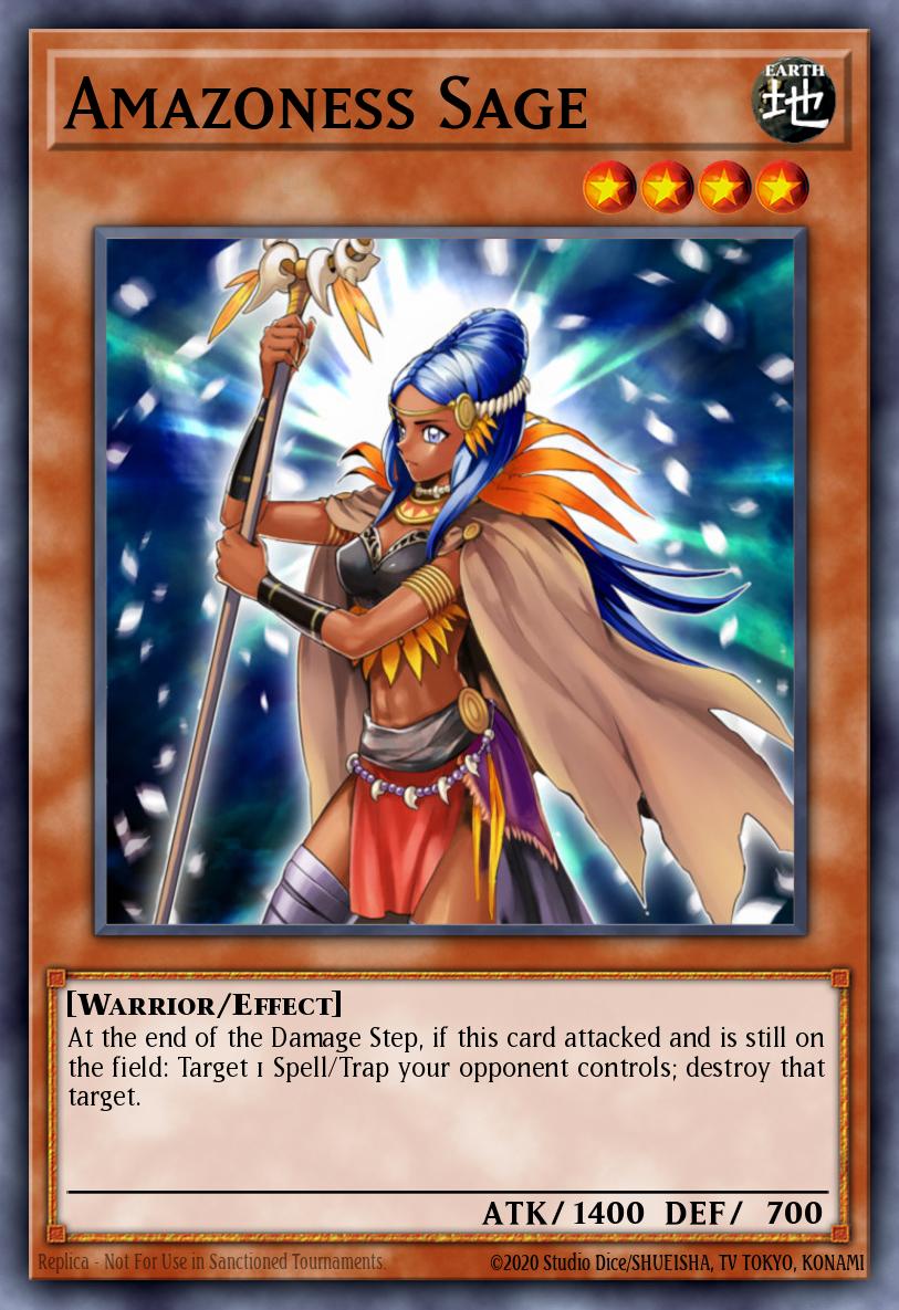 Amazoness Sage Yu-Gi-Oh card