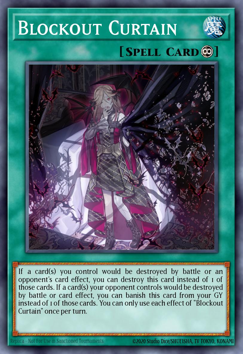 Blockout Curtain Yu-Gi-Oh card