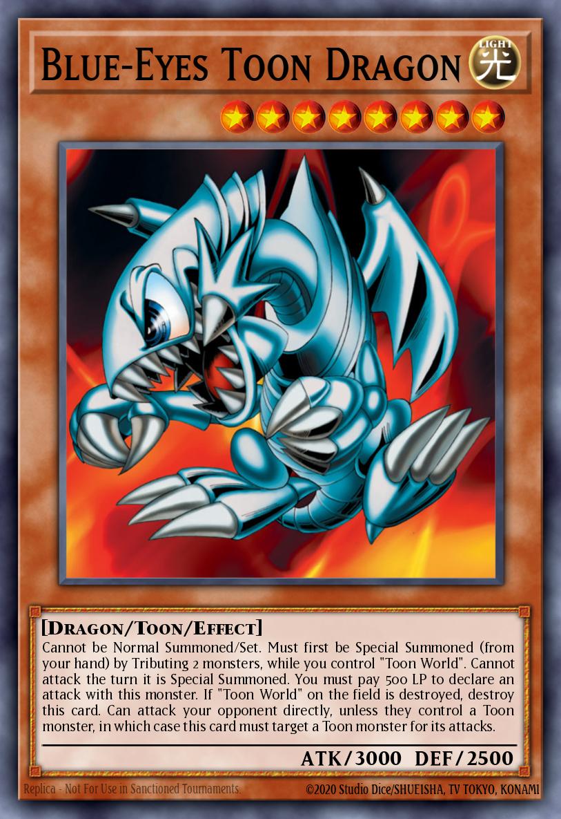 Blue-Eyes Toon Dragon Yu-Gi-Oh card