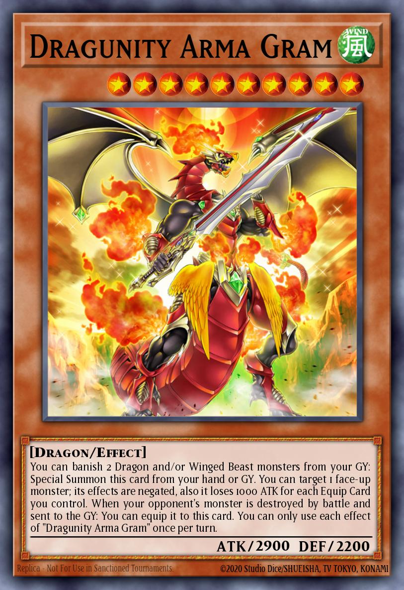 Dragunity Arma Gram Yu-Gi-Oh card