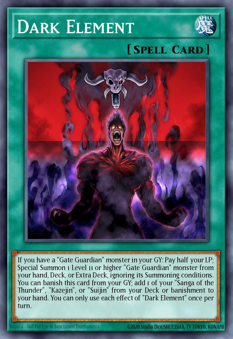 Dark Element Yu-Gi-Oh card