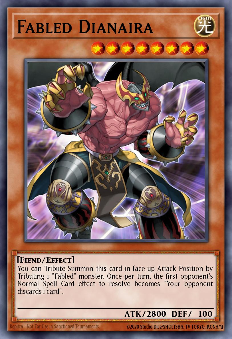 Fabled Dianaira Yu-Gi-Oh card