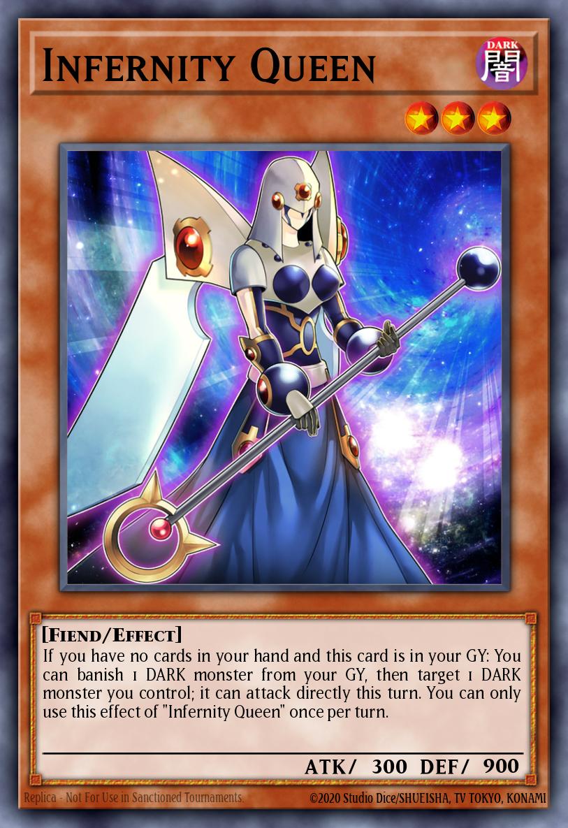 Infernity Queen Yu-Gi-Oh card