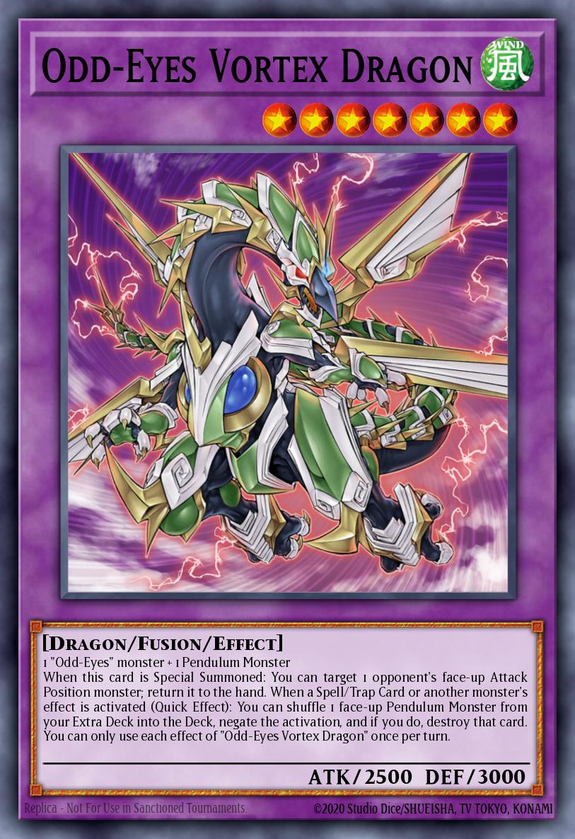 Odd-Eyes Vortex Dragon Yu-Gi-Oh card