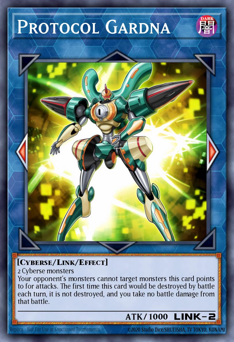 Protocol Gardna Yu-Gi-Oh card