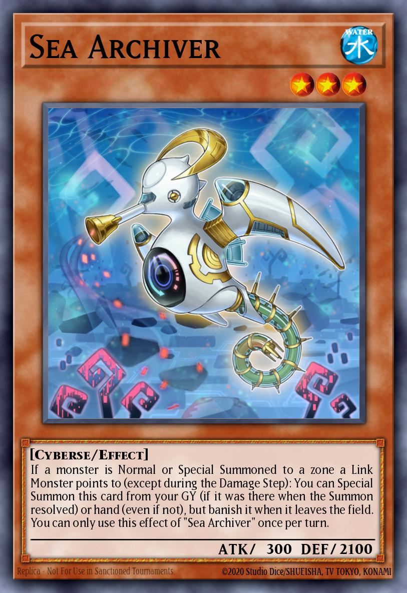 Sea Archiver Yu-Gi-Oh card