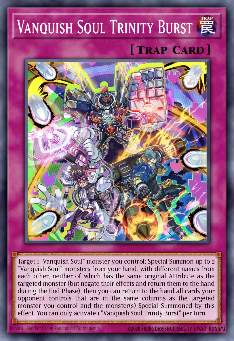 Vanquish Soul Trinity Burst Yu-Gi-Oh card