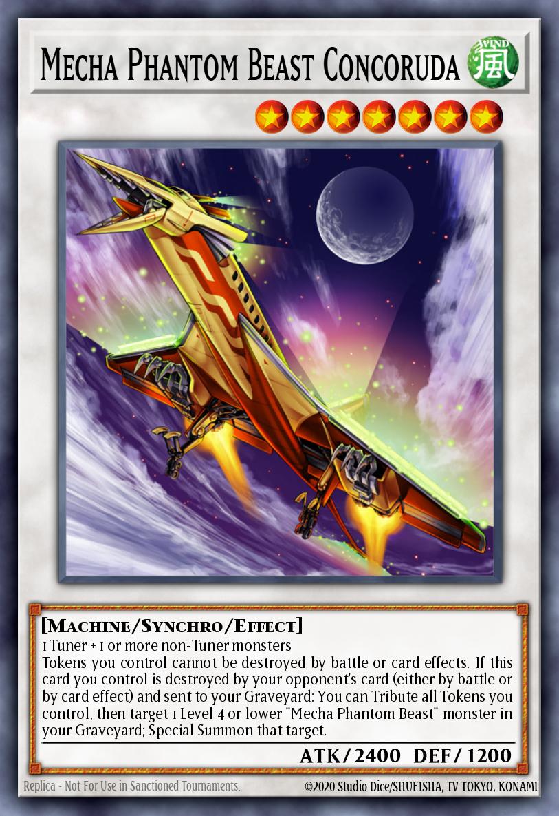 Mecha Phantom Beast Concoruda Yu-Gi-Oh card