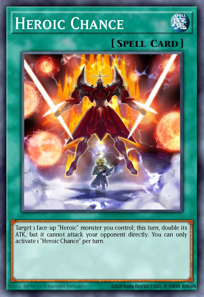 Heroic Chance Yu-Gi-Oh card