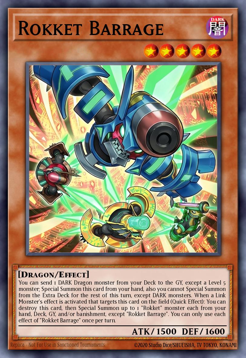Rokket Barrage Yu-Gi-Oh card