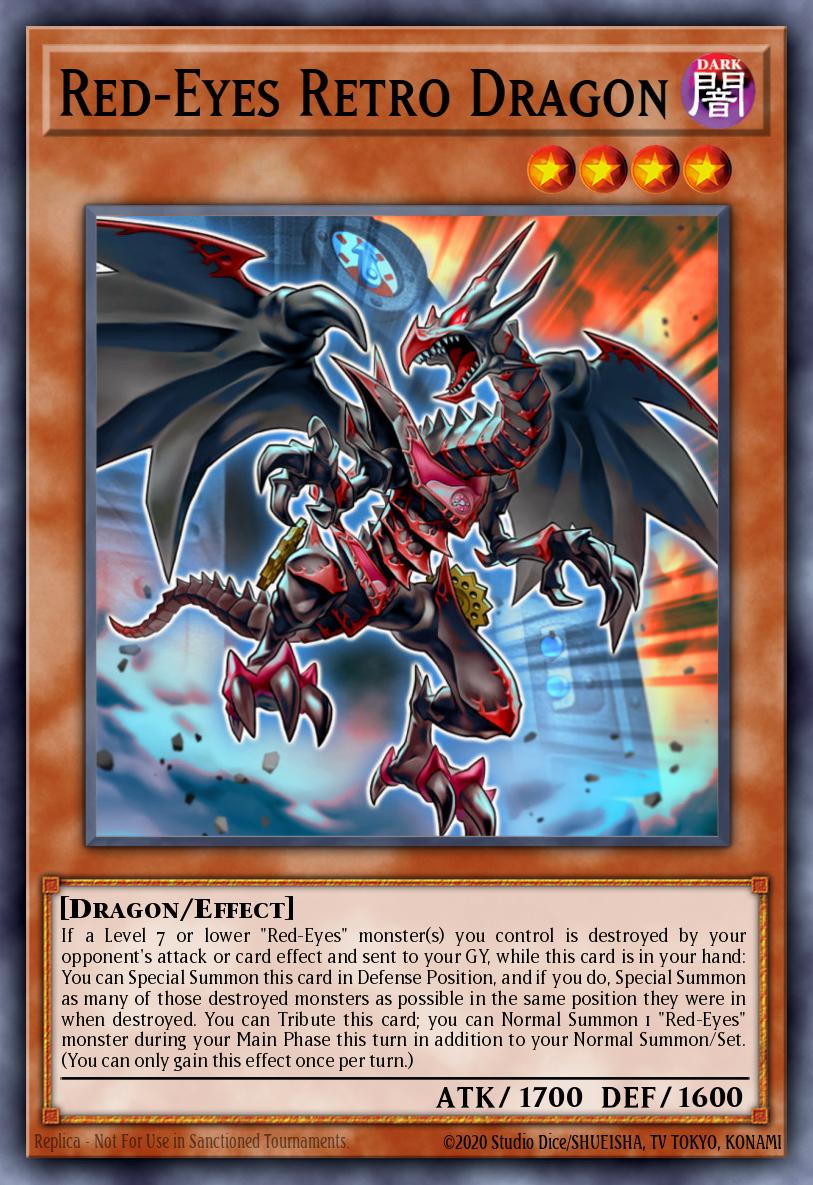Red-Eyes Retro Dragon Yu-Gi-Oh card