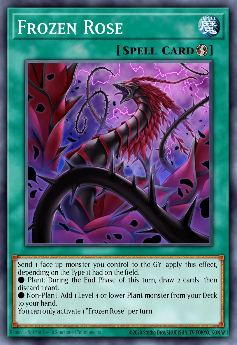 Frozen Rose Yu-Gi-Oh card