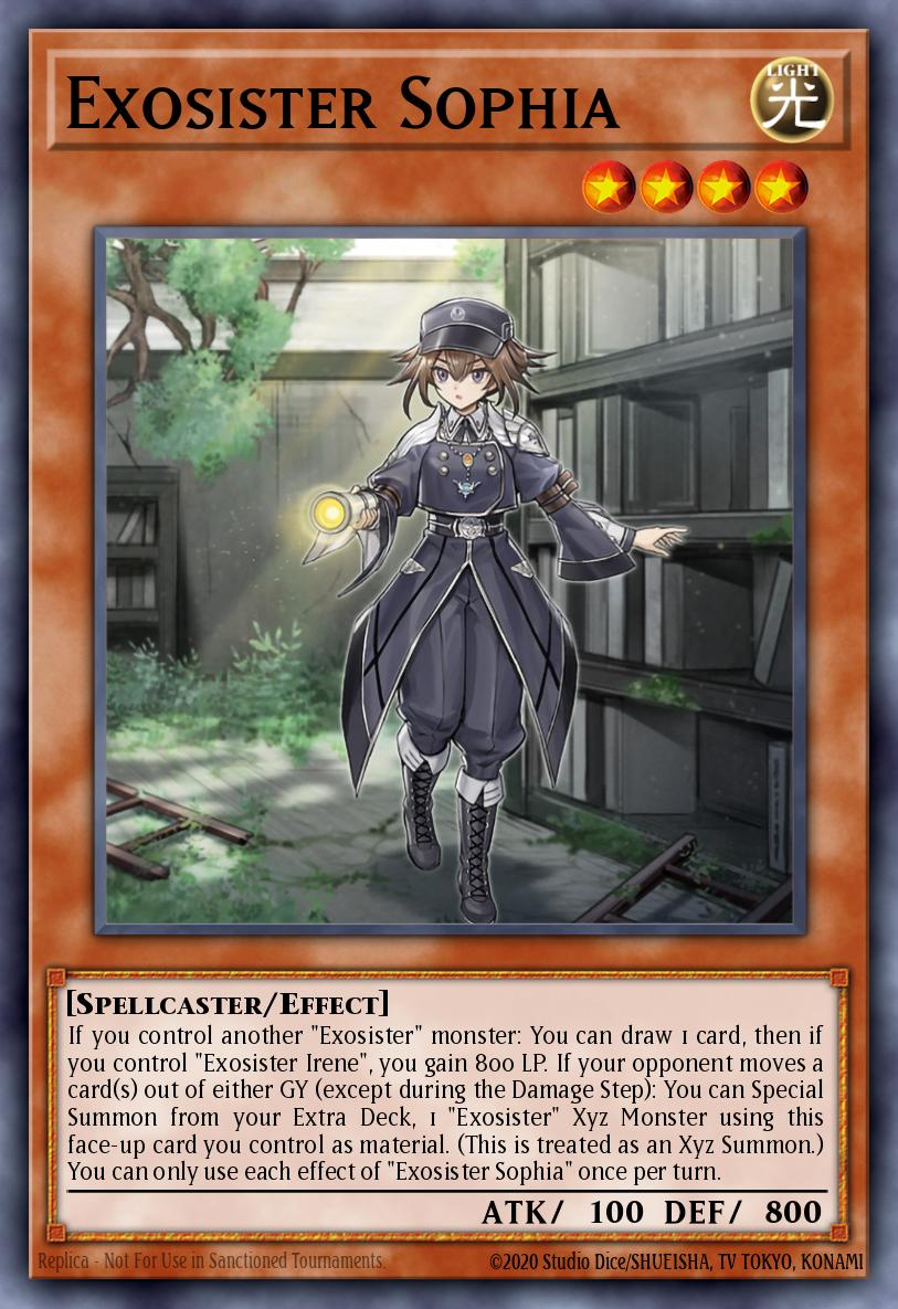 Exosister Sophia Yu-Gi-Oh card