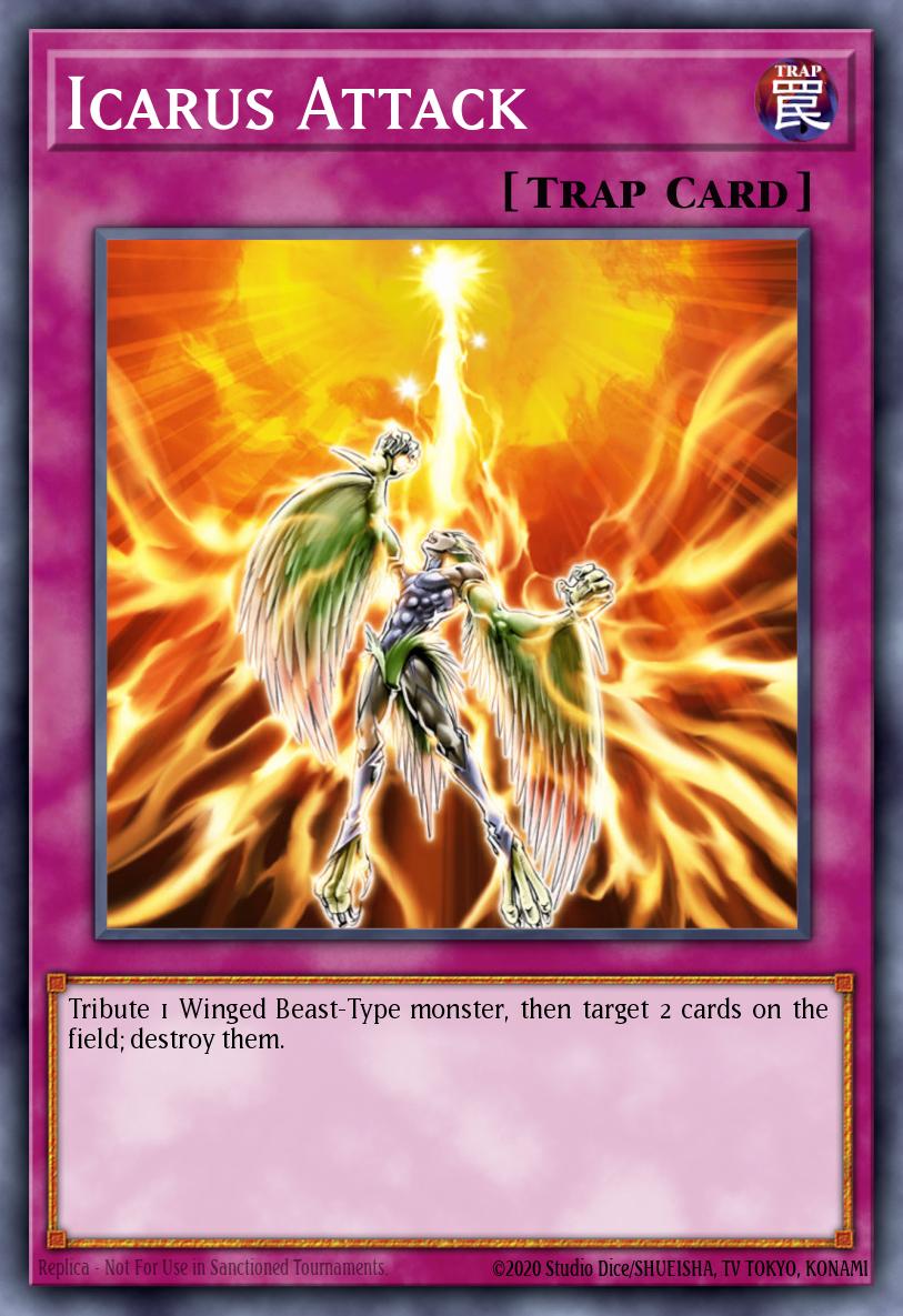 Icarus Attack Yu-Gi-Oh card