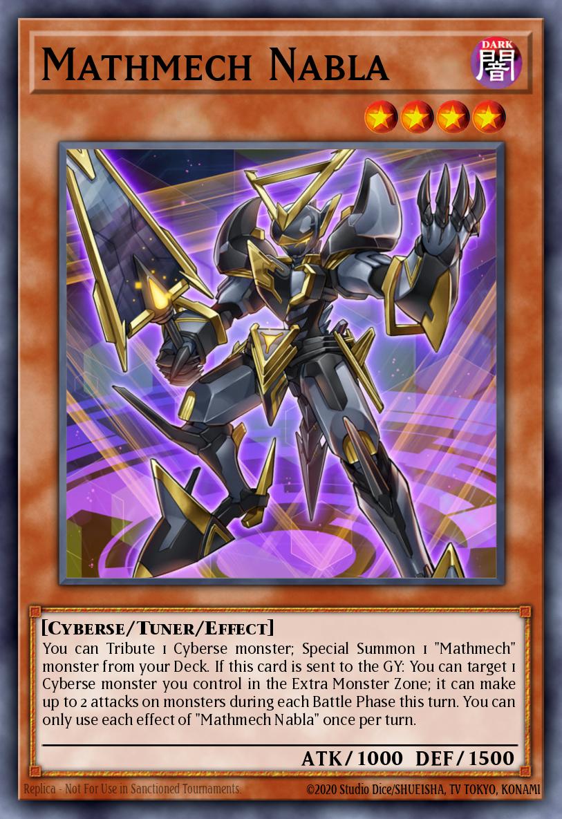 Mathmech Nabla Yu-Gi-Oh card