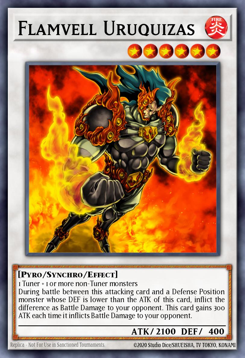 Flamvell Uruquizas Yu-Gi-Oh card