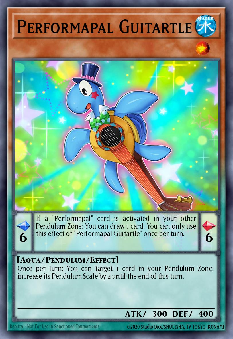 Performapal Guitartle Yu-Gi-Oh card