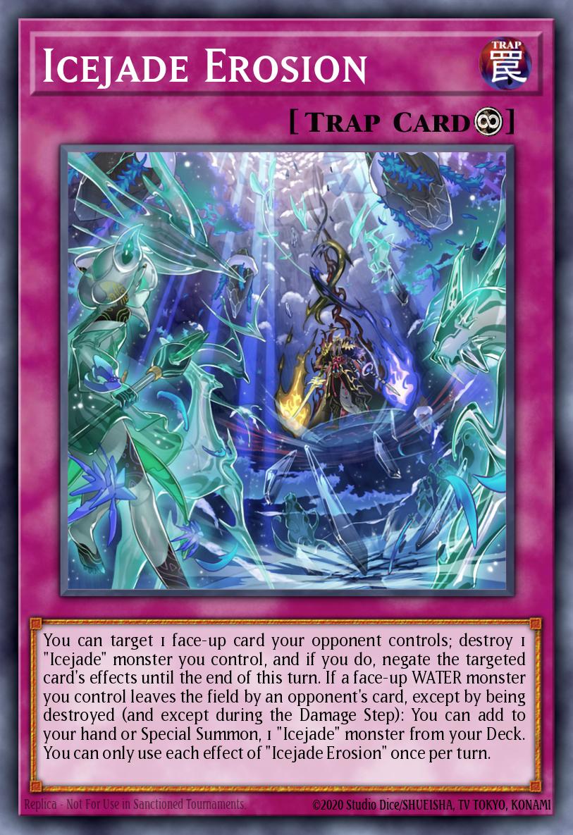 Icejade Erosion Yu-Gi-Oh card