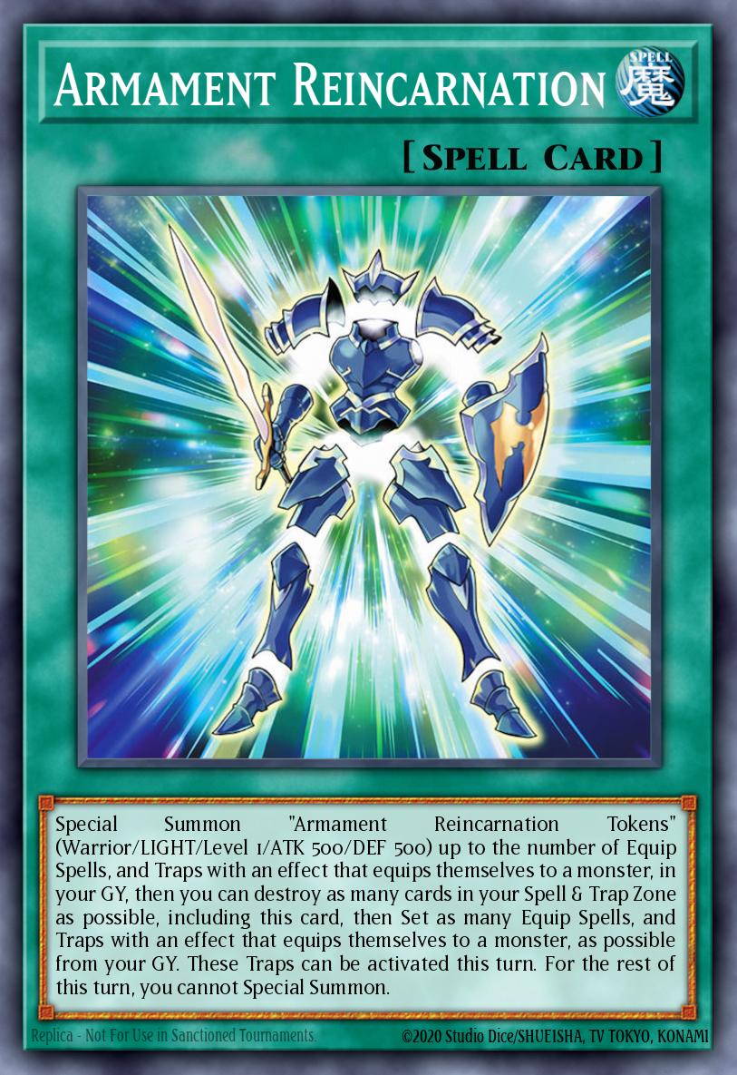 Armament Reincarnation Yu-Gi-Oh card