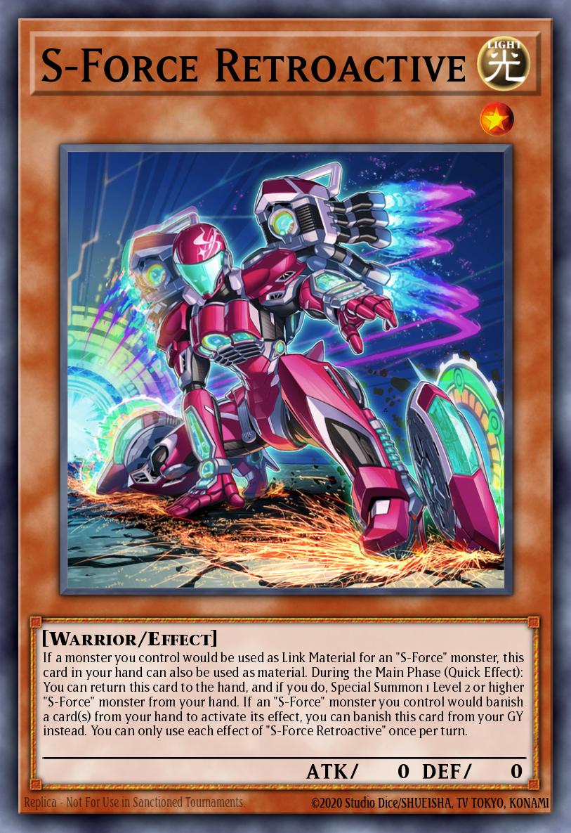 S-Force Retroactive Yu-Gi-Oh card