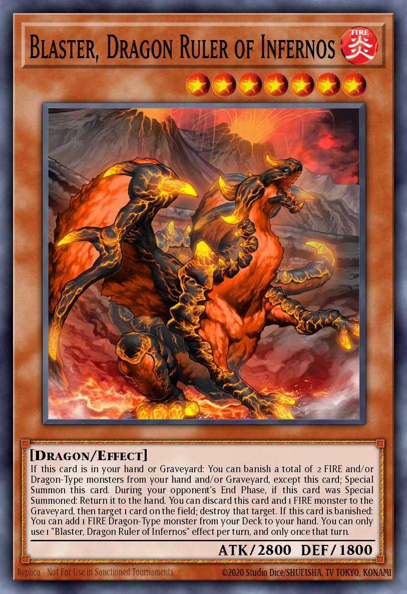 Blaster, Dragon Ruler of Infernos Yu-Gi-Oh card