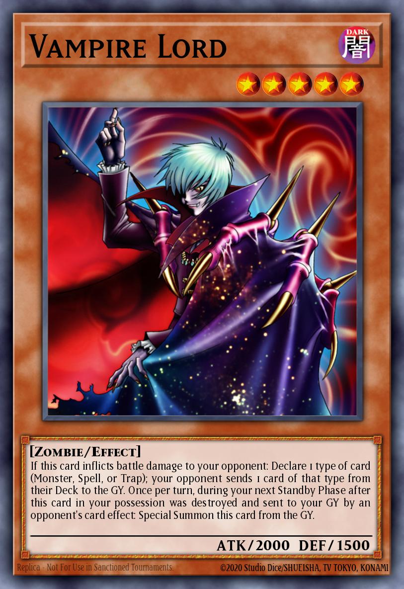 Vampire Lord Yu-Gi-Oh card