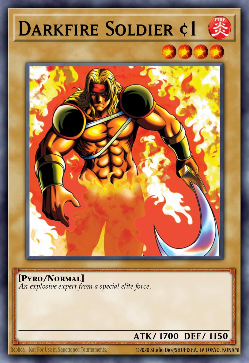 Darkfire Soldier #1 Yu-Gi-Oh card