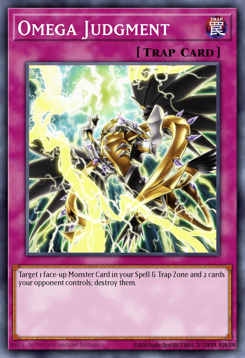 Omega Judgment Yu-Gi-Oh card