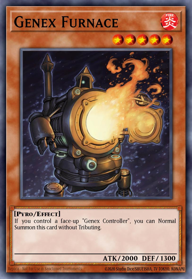 Genex Furnace Yu-Gi-Oh card