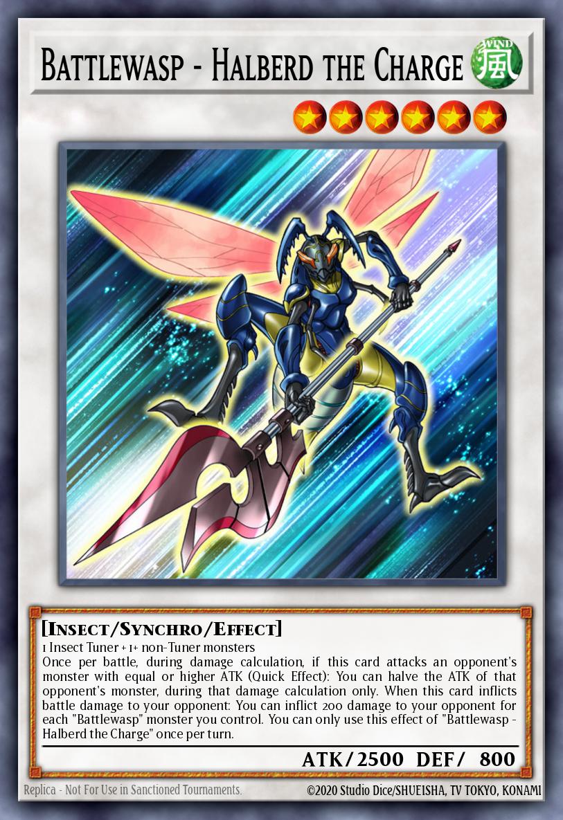 Battlewasp - Halberd the Charge Yu-Gi-Oh card