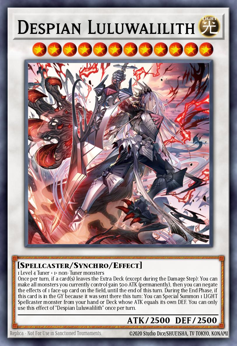 Despian Luluwalilith Yu-Gi-Oh card