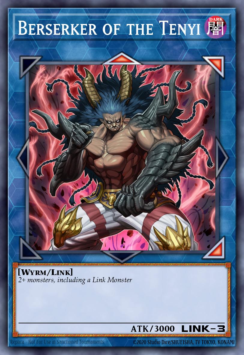 Berserker of the Tenyi Yu-Gi-Oh card