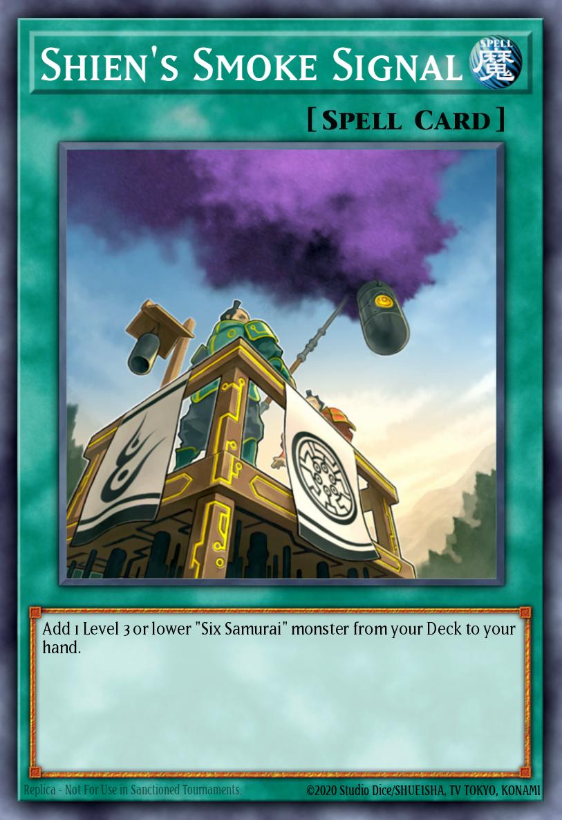Shien's Smoke Signal Yu-Gi-Oh card