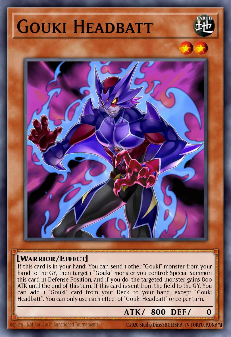 Gouki Headbatt Yu-Gi-Oh card