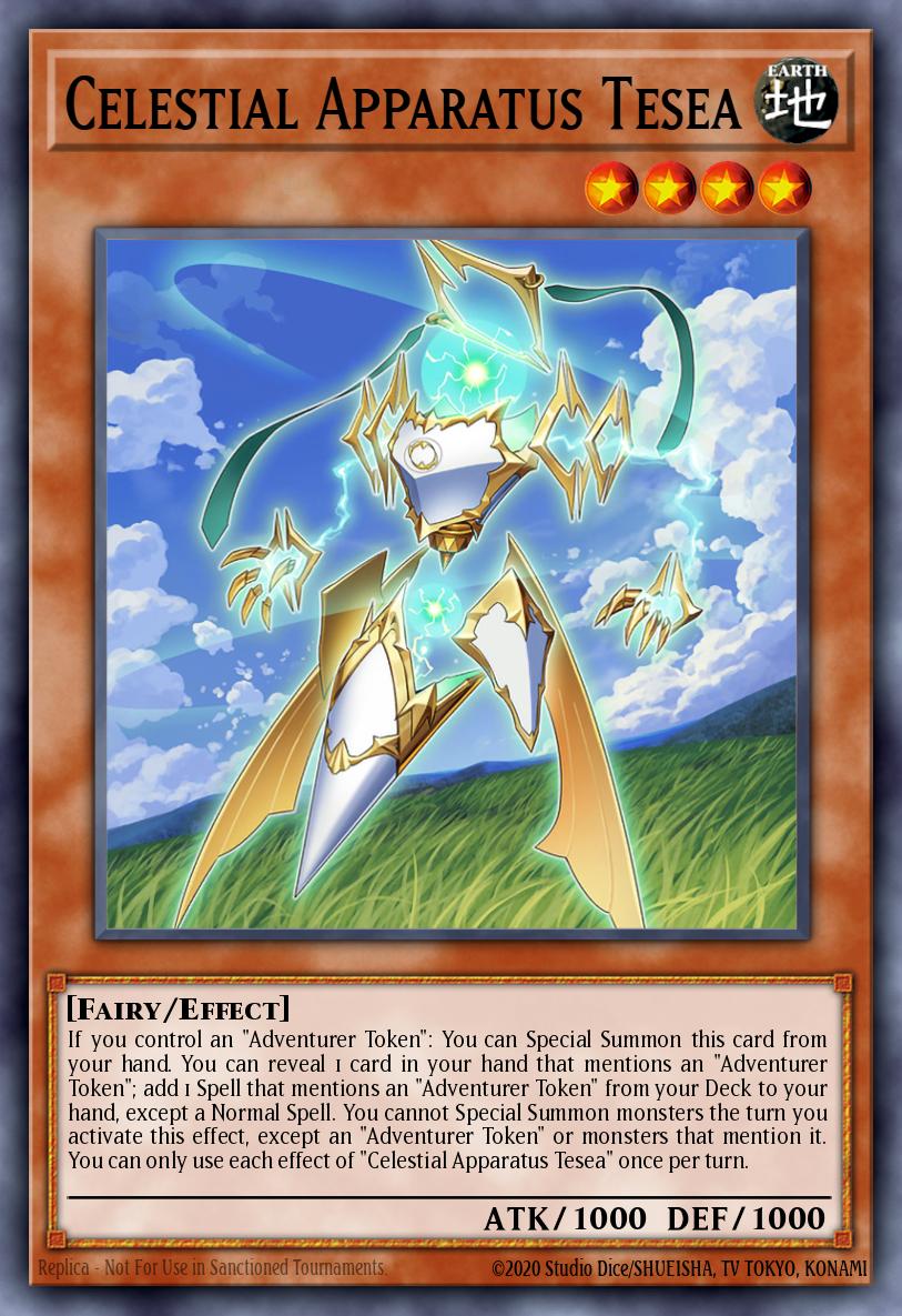 Celestial Apparatus Tesea Yu-Gi-Oh card
