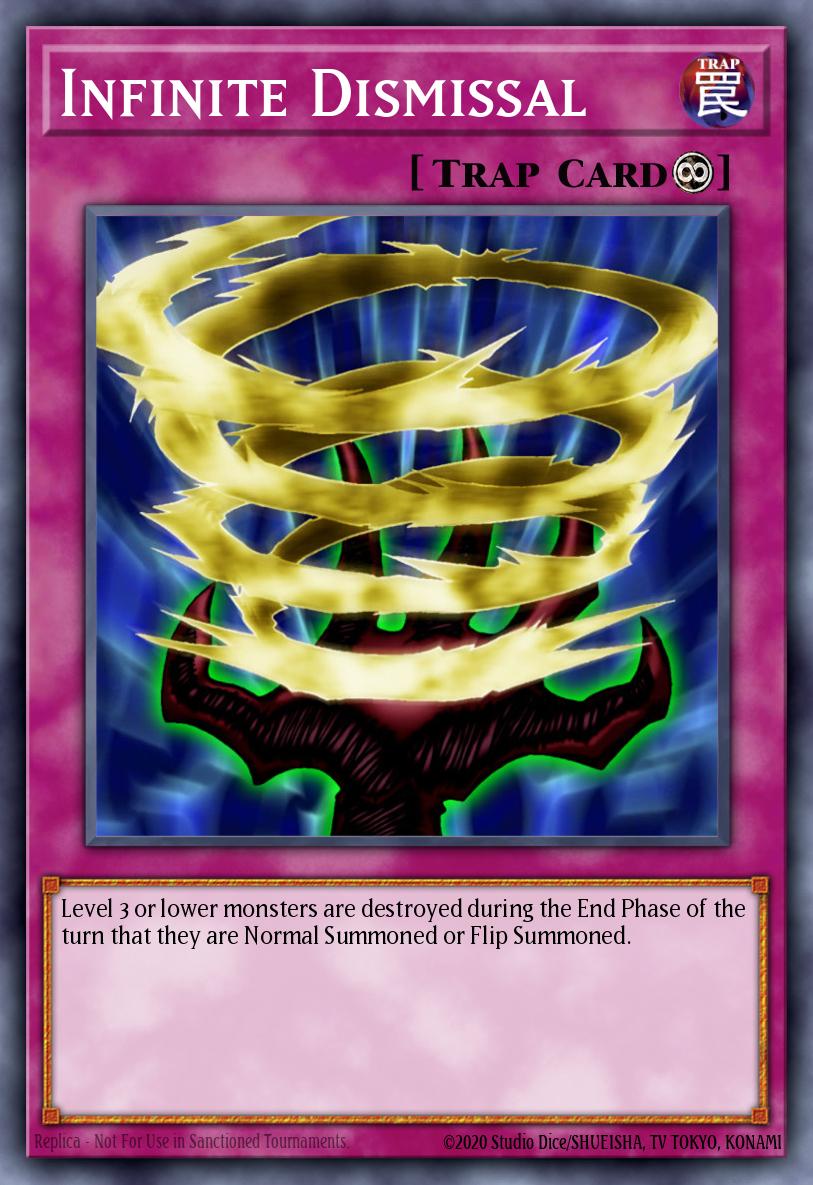 Infinite Dismissal Yu-Gi-Oh card