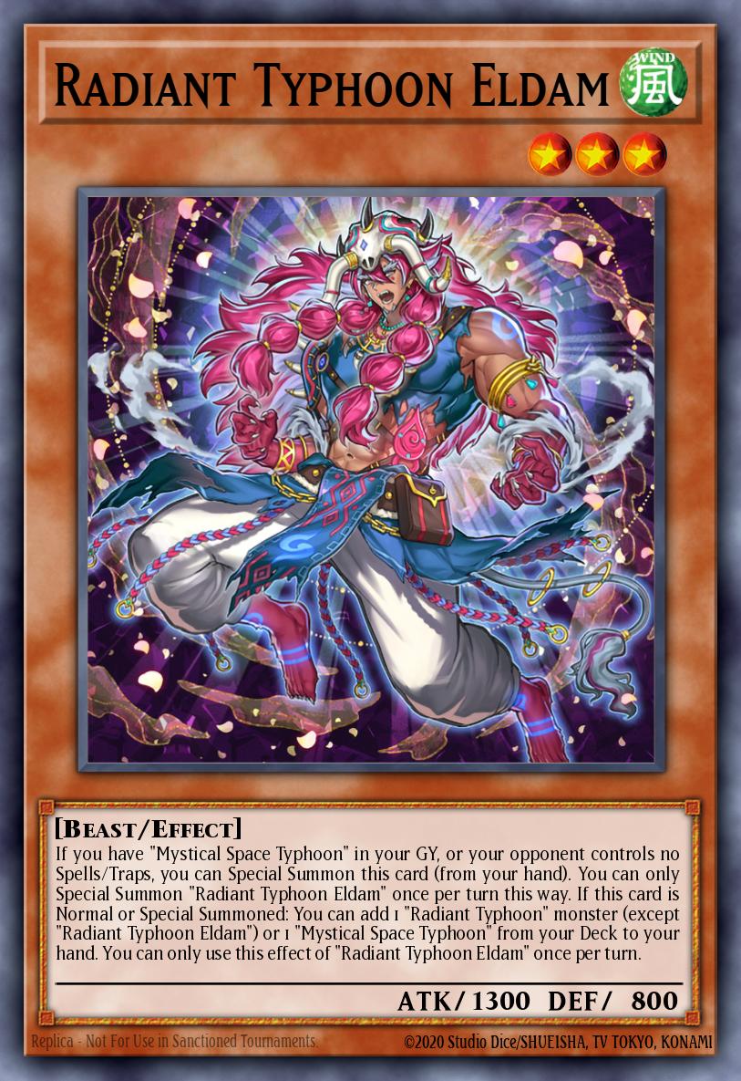 Radiant Typhoon Eldam Yu-Gi-Oh card