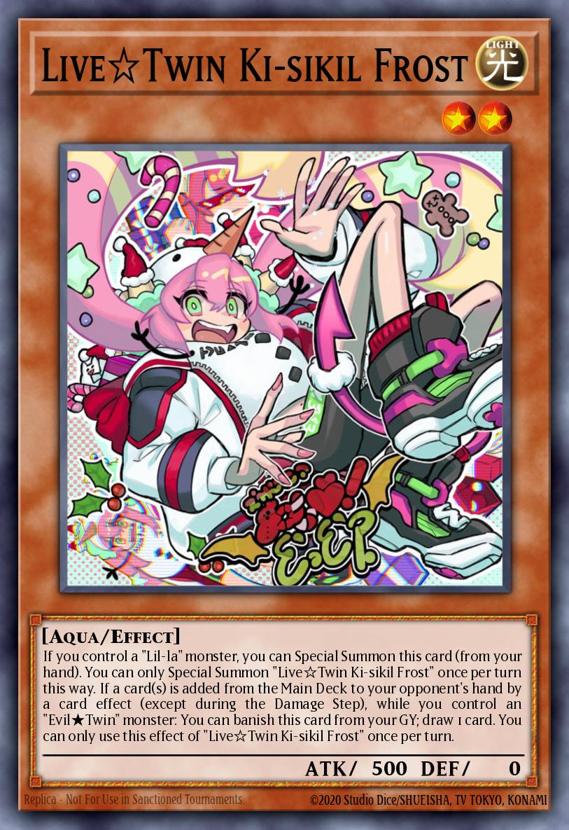 Live☆Twin Ki-sikil Frost Yu-Gi-Oh card