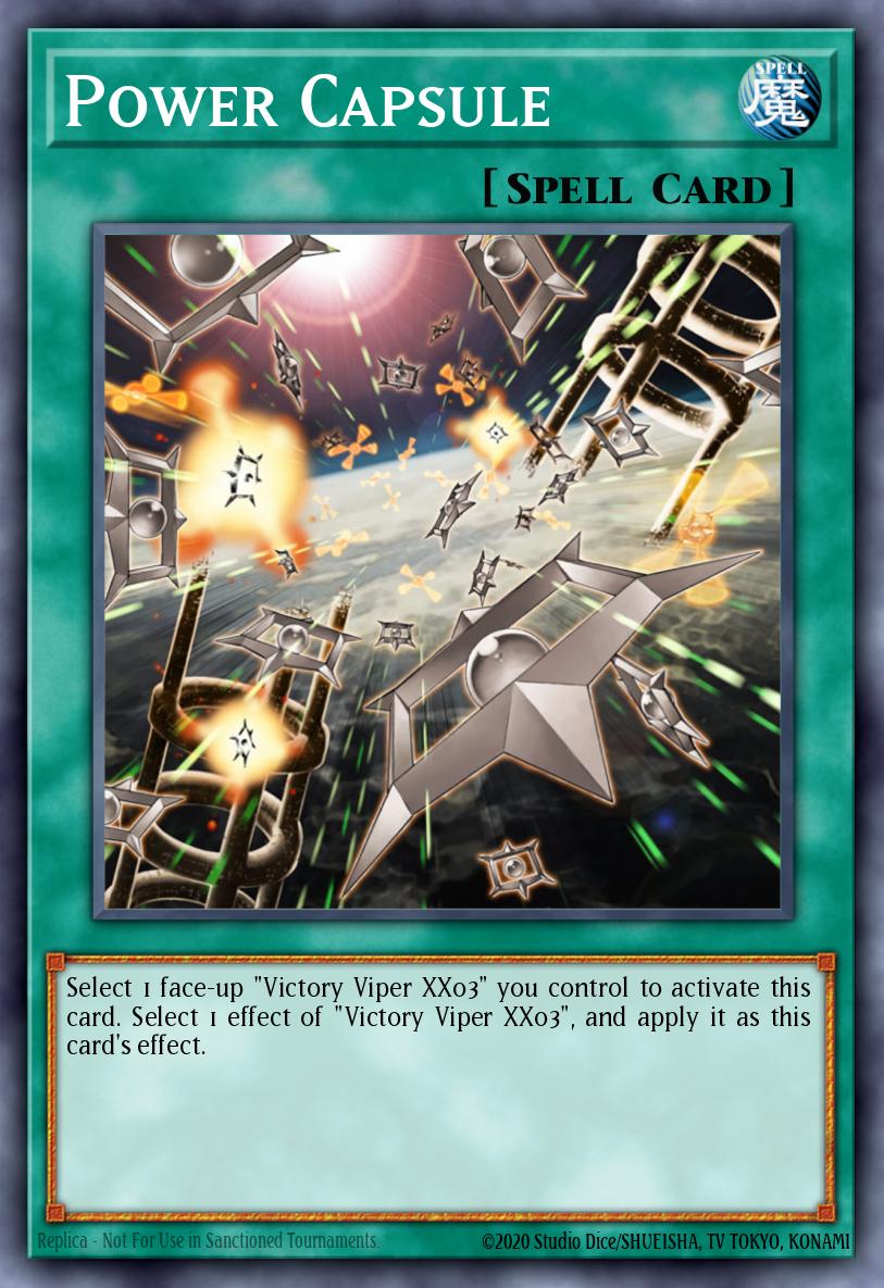 Power Capsule Yu-Gi-Oh card